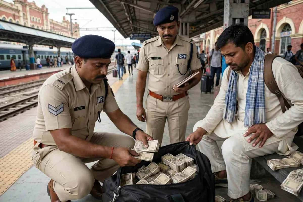 Cash recovered at Howrah Station