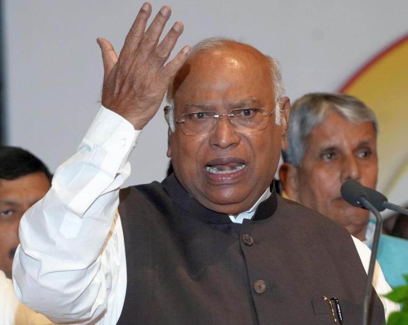 Congress president Mallikarjun Kharge