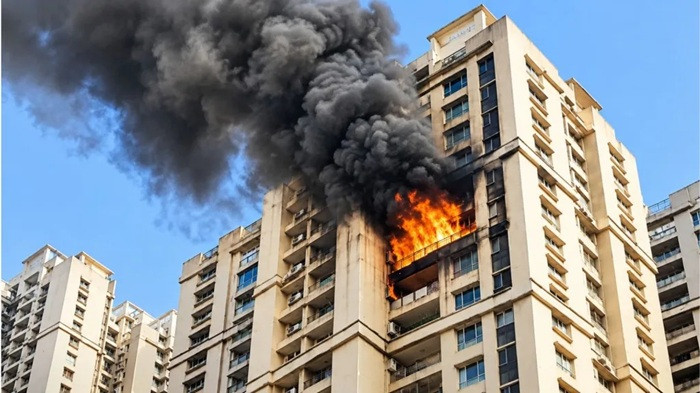 Fire breaks out at posh Kolkata apartment