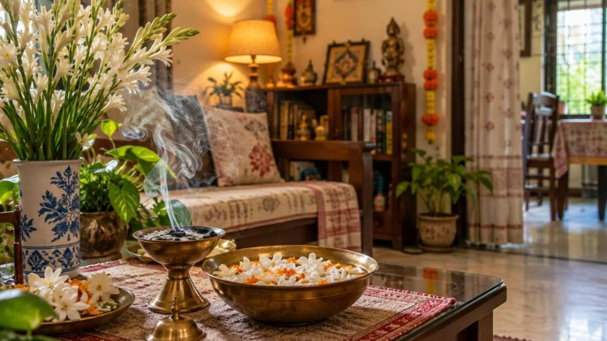 Puja Living Room Home Decor Ideas