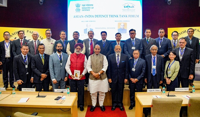 Rajnath Singh at ASEAN-India defence forum