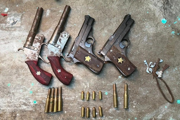 Recovered weapons