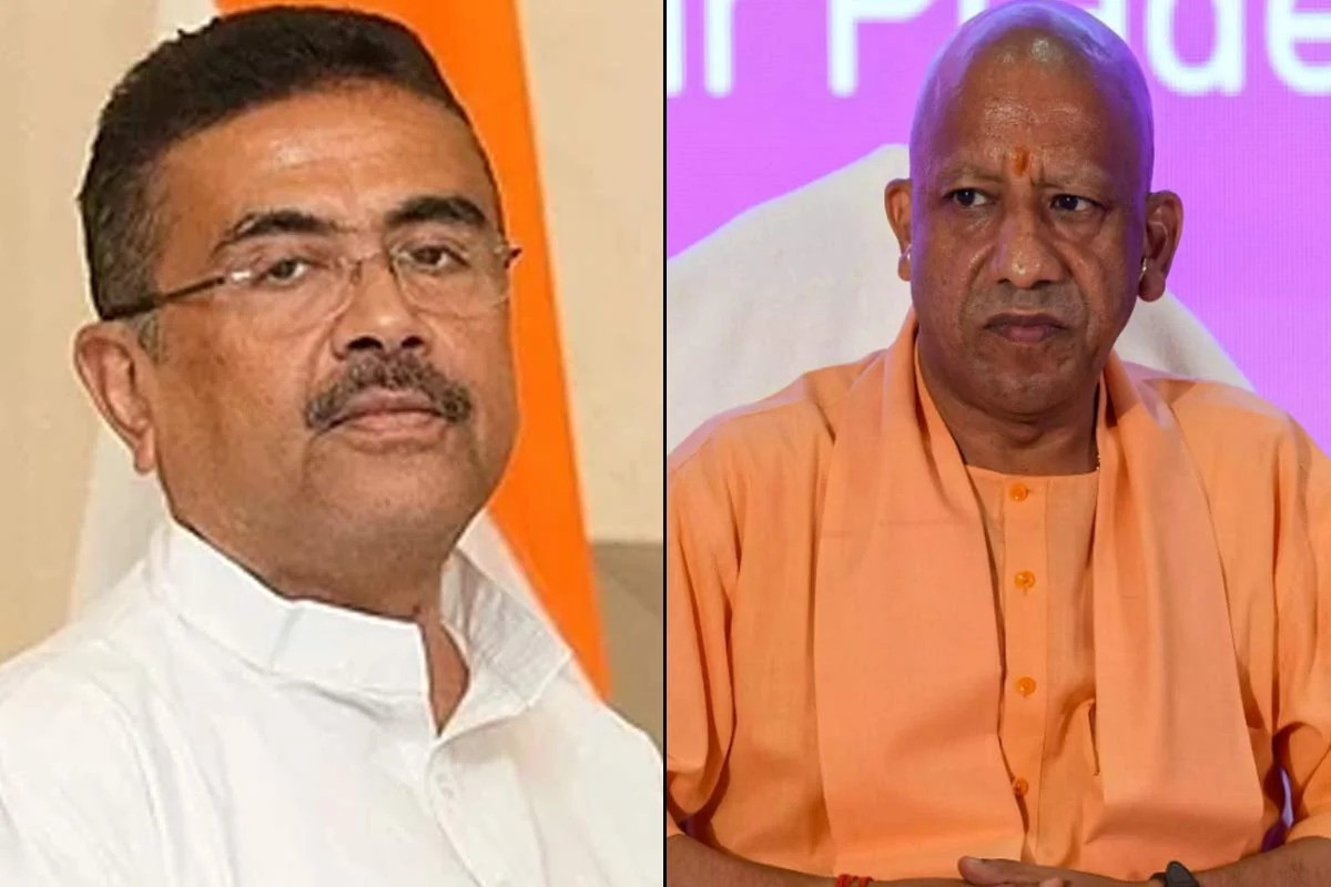Suvendu Adhikari and Yogi Adityanath