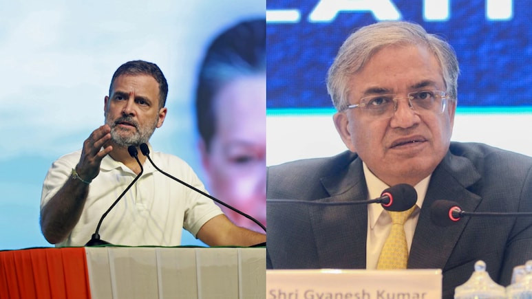 Rahul Gandhi and Gyanesh Kumar
