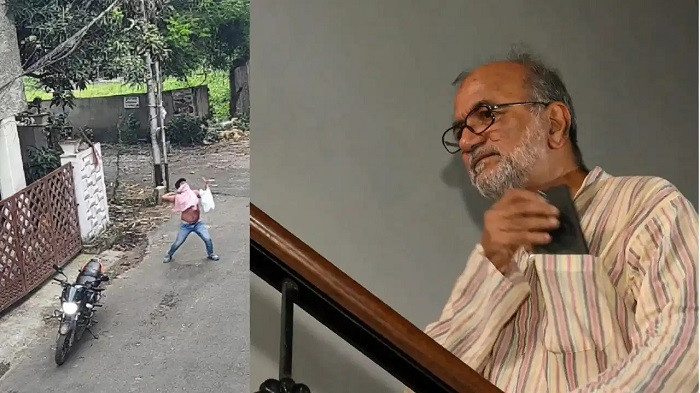 Advocate and cpim leader bikash ranjan bhattacharya house Attack
