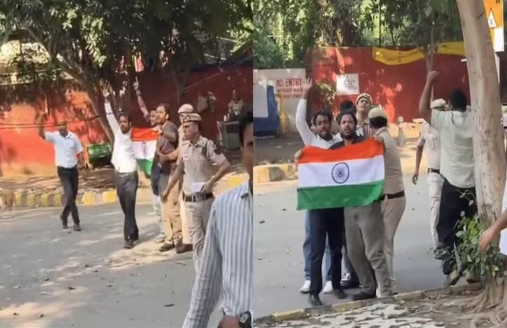 CJP protesters at Jantar Mantar