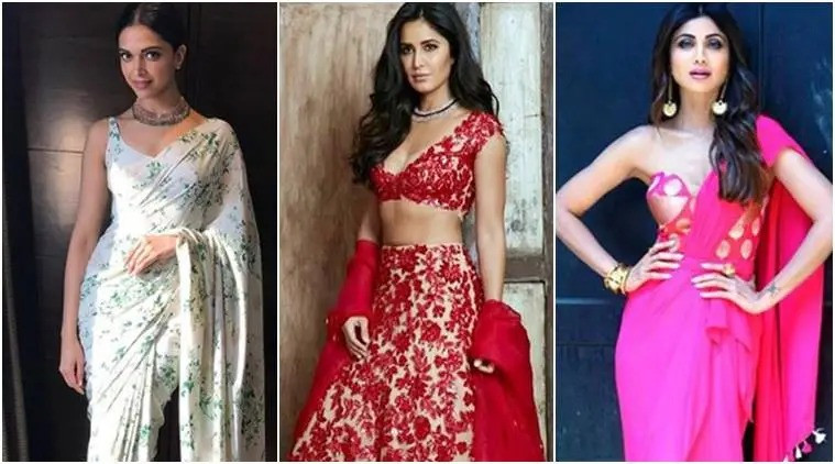 karwa chauth bollywood celebrity fashion looks