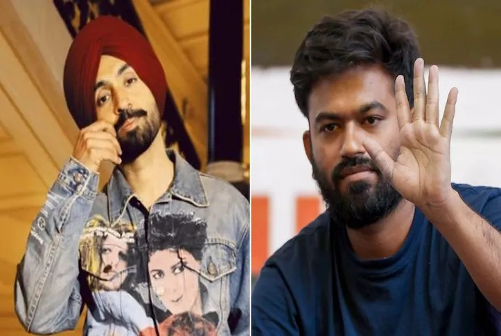 Diljit Dosanjh and Abhijeet Dipke