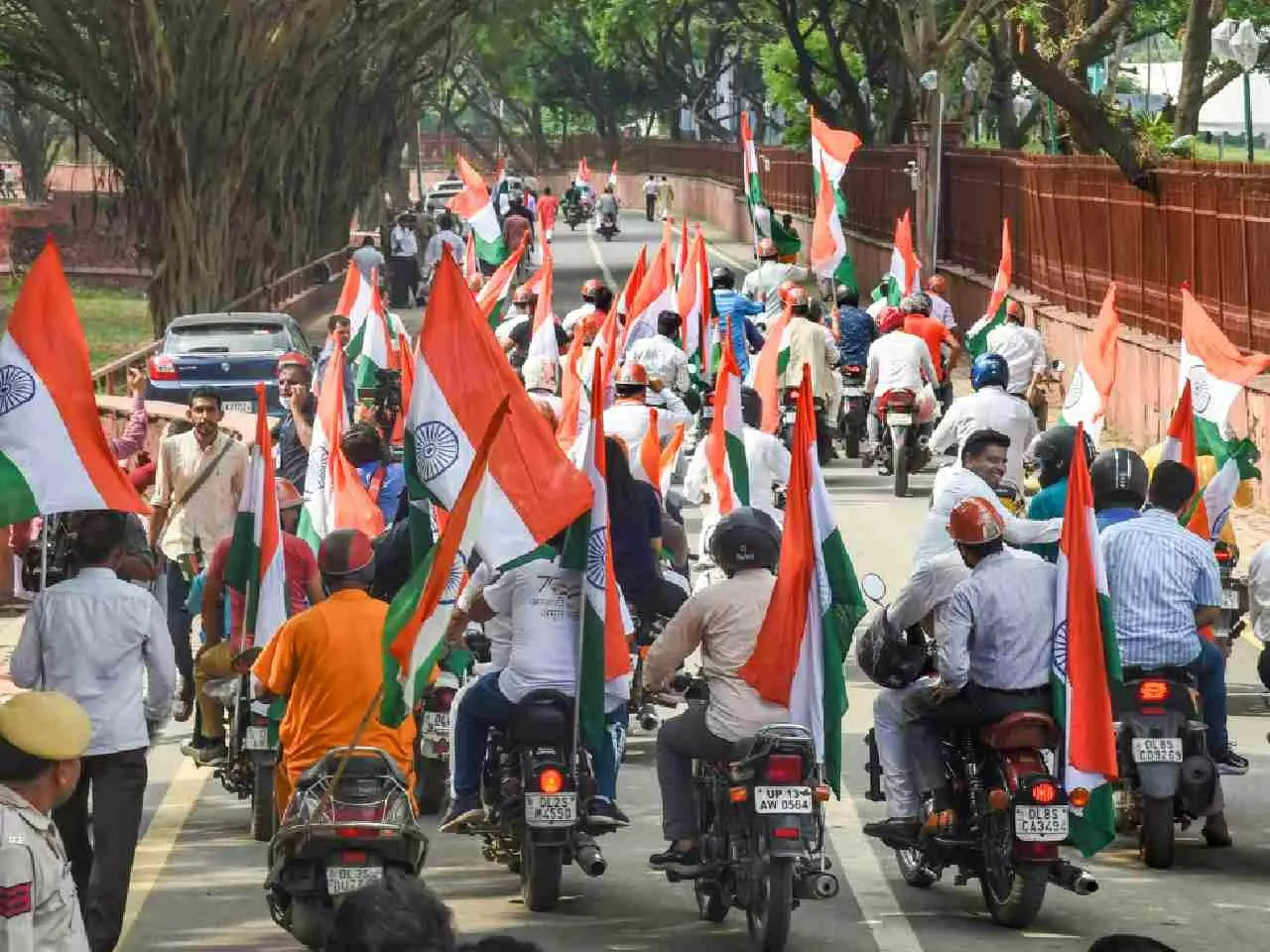 BIKE rally from red fort for MP