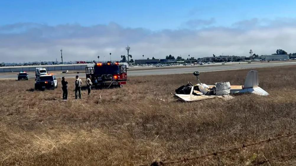Two plane crash in California