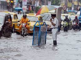 water problem today at Kolkata road for rain