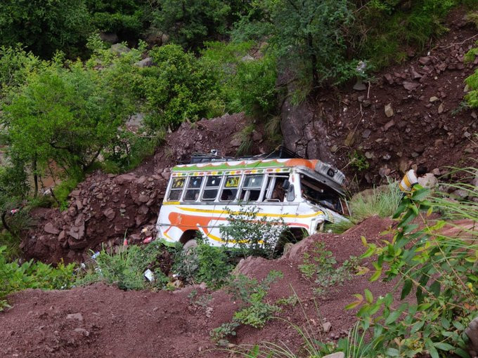 Minibus accident at Jammu